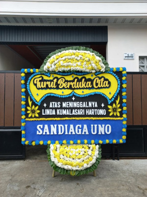 Papan Bunga Duka di Lenteng Agung
